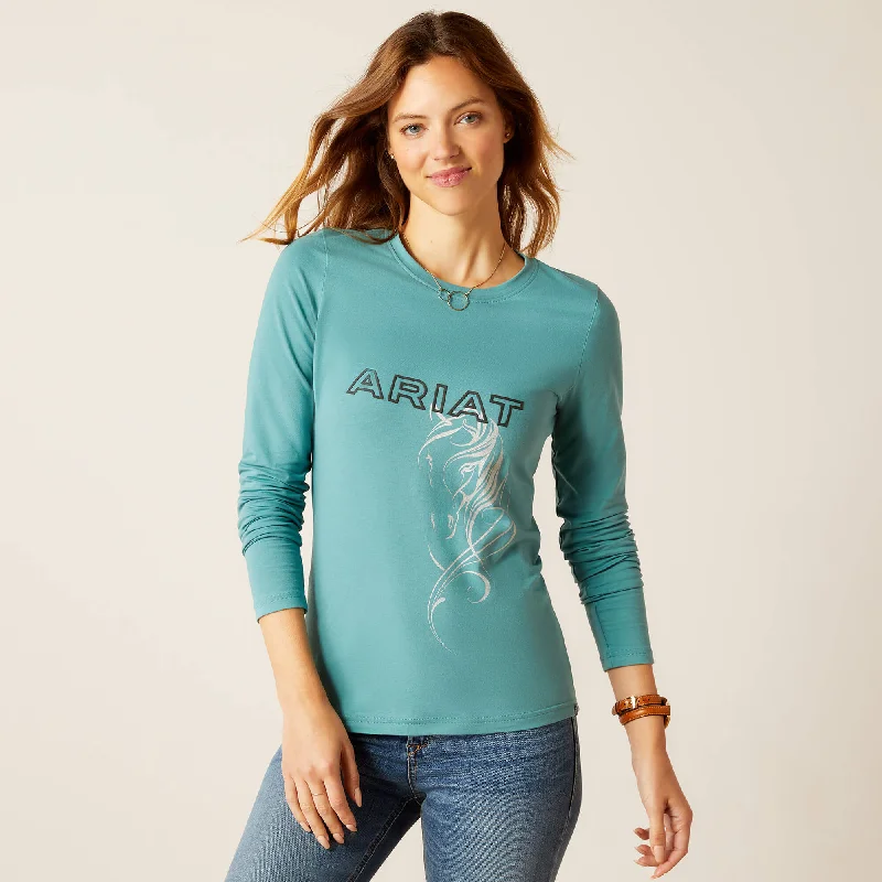 Dessert Matching Women's Ariat Silhouette T-Shirt #10046502