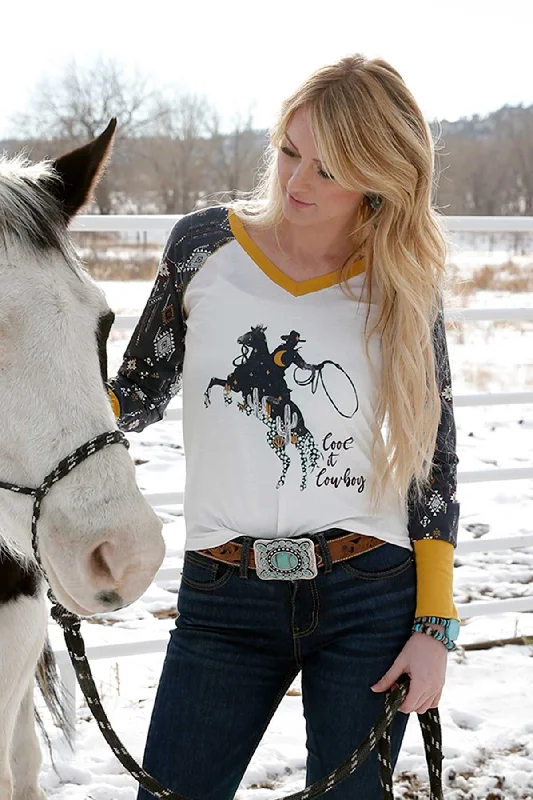 Personalized Design Women's Cruel Girl Raglan T-Shirt #CTK7431001CRE