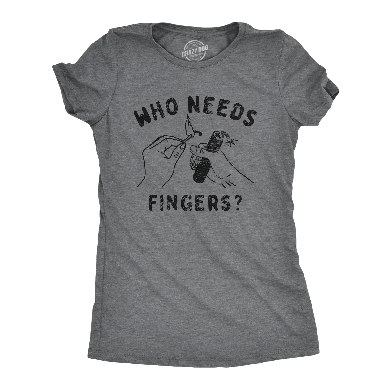 Fashion And Simplicity Who Needs Fingers Women's T Shirt