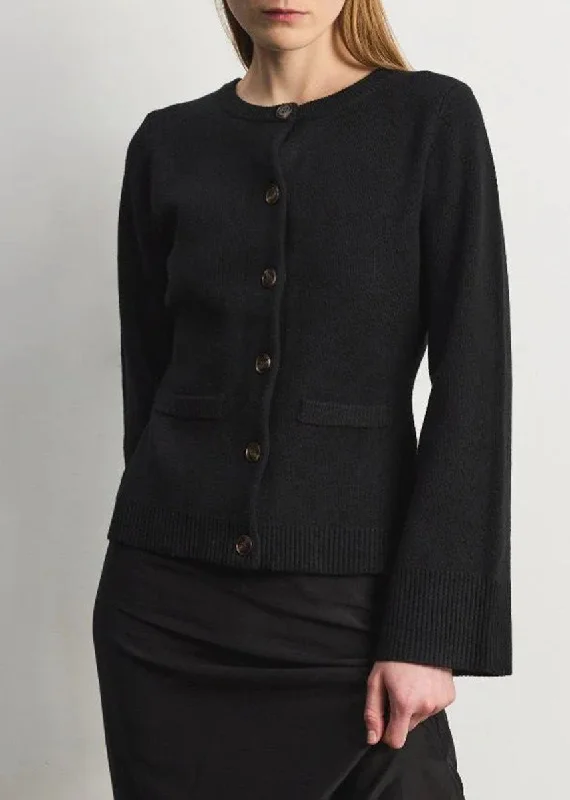 Warm Winter Series The Tyler Cardigan - Black