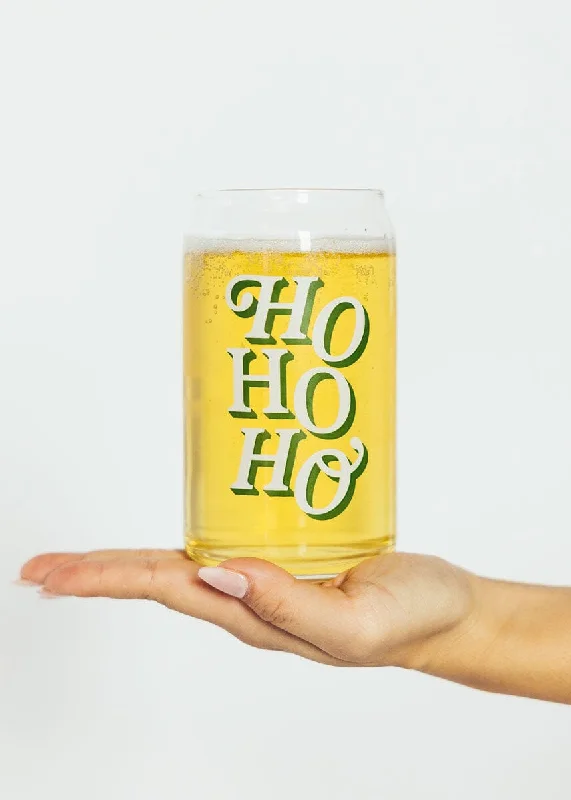 Comfortable And Cold-proof Ho Ho Ho Beer Glass - 16 oz