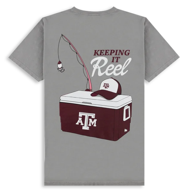 Luxury Temperament Texas A&M University Keeping It Reel T-Shirt