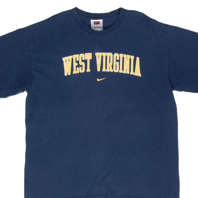 End Of The Year VINTAGE NIKE NCAA WEST VIRGINIA TEE SHIRT 2000S LARGE