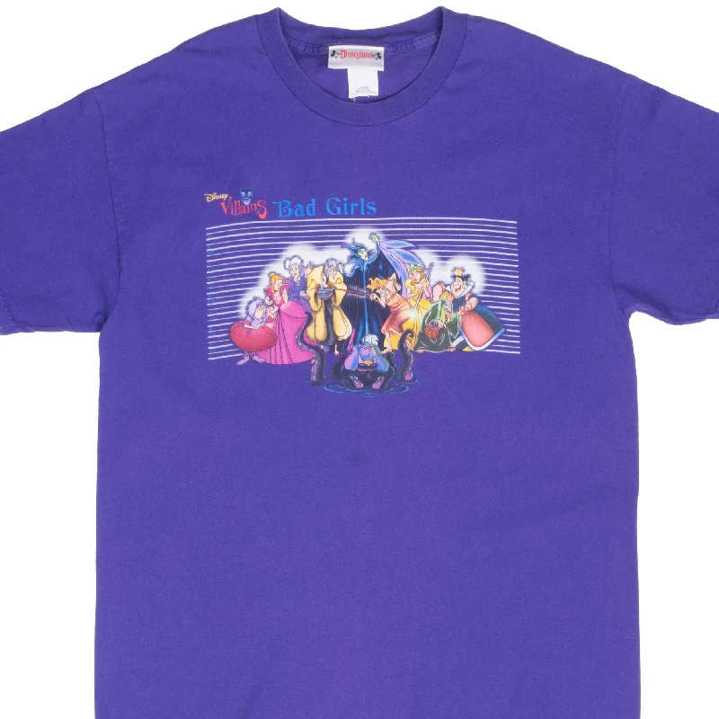 Embroidery Design VINTAGE DISNEY VILLAINS BAD GIRLS 1990S TEE SHIRT LARGE MADE IN USA