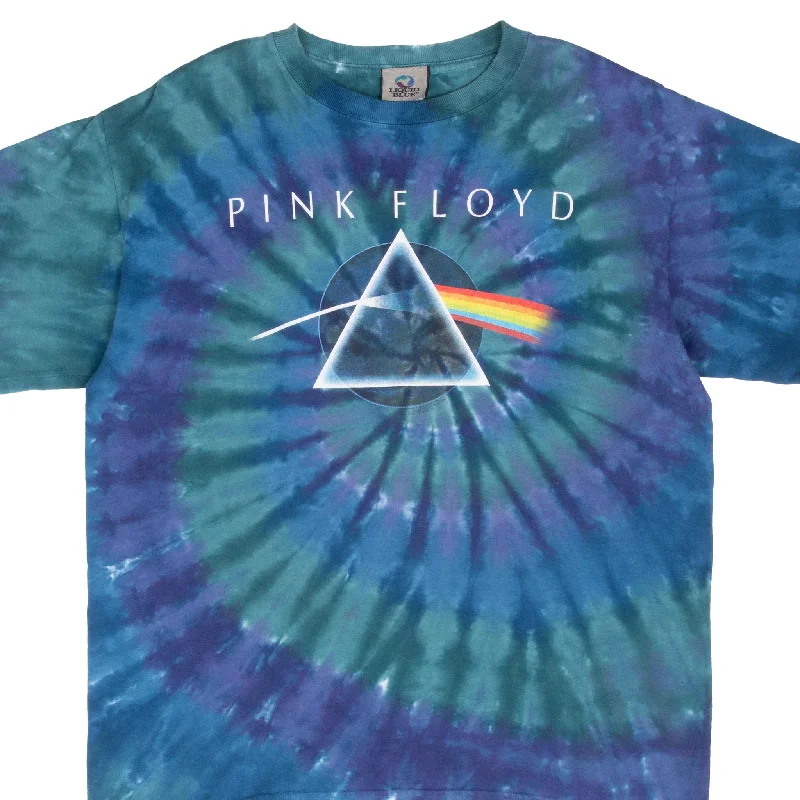 Sports And Leisure VINTAGE PINK FLOYD 2007 TIE DYE LIQUID BLUE TEE SHIRT MEDIUM