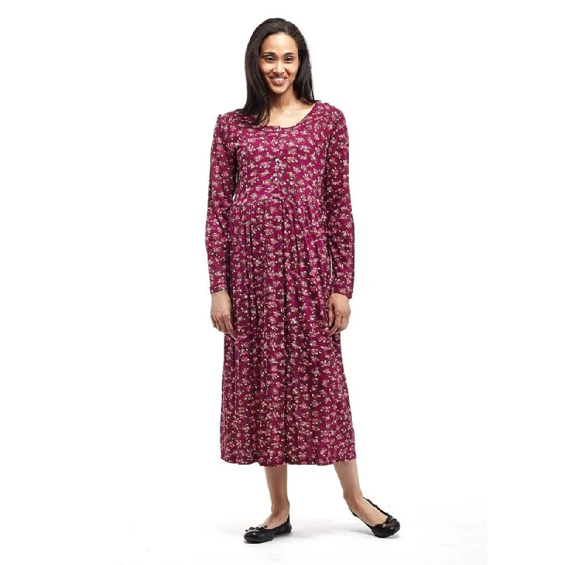 Elegant Wear La Cera Women's Button Front Dress