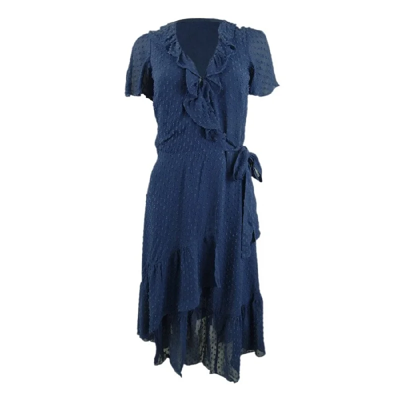 Cozy Look Michael Michael Kors Women's Ruffled Wrap Dress
