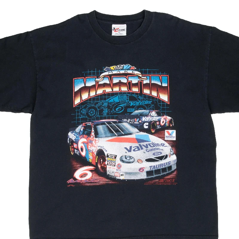 Exquisite Embroidery VINTAGE NASCAR MARK MARTIN 1990S TEE SHIRT 2XL