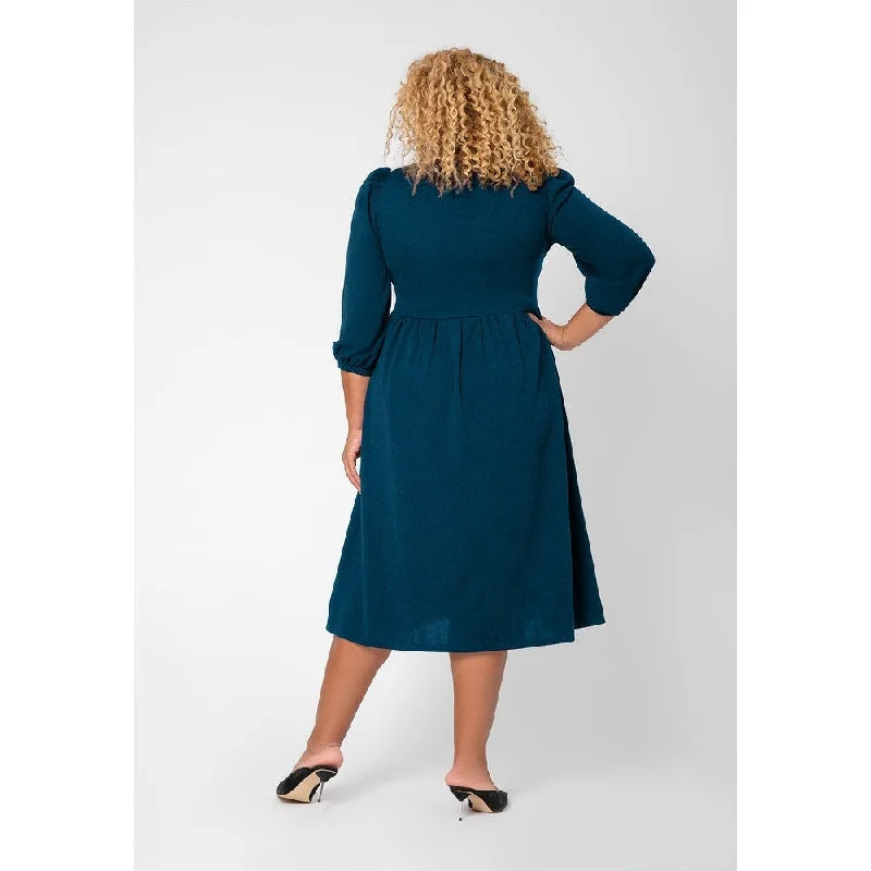 Single item design Leota Women's Iman Dress Blue Size 2X