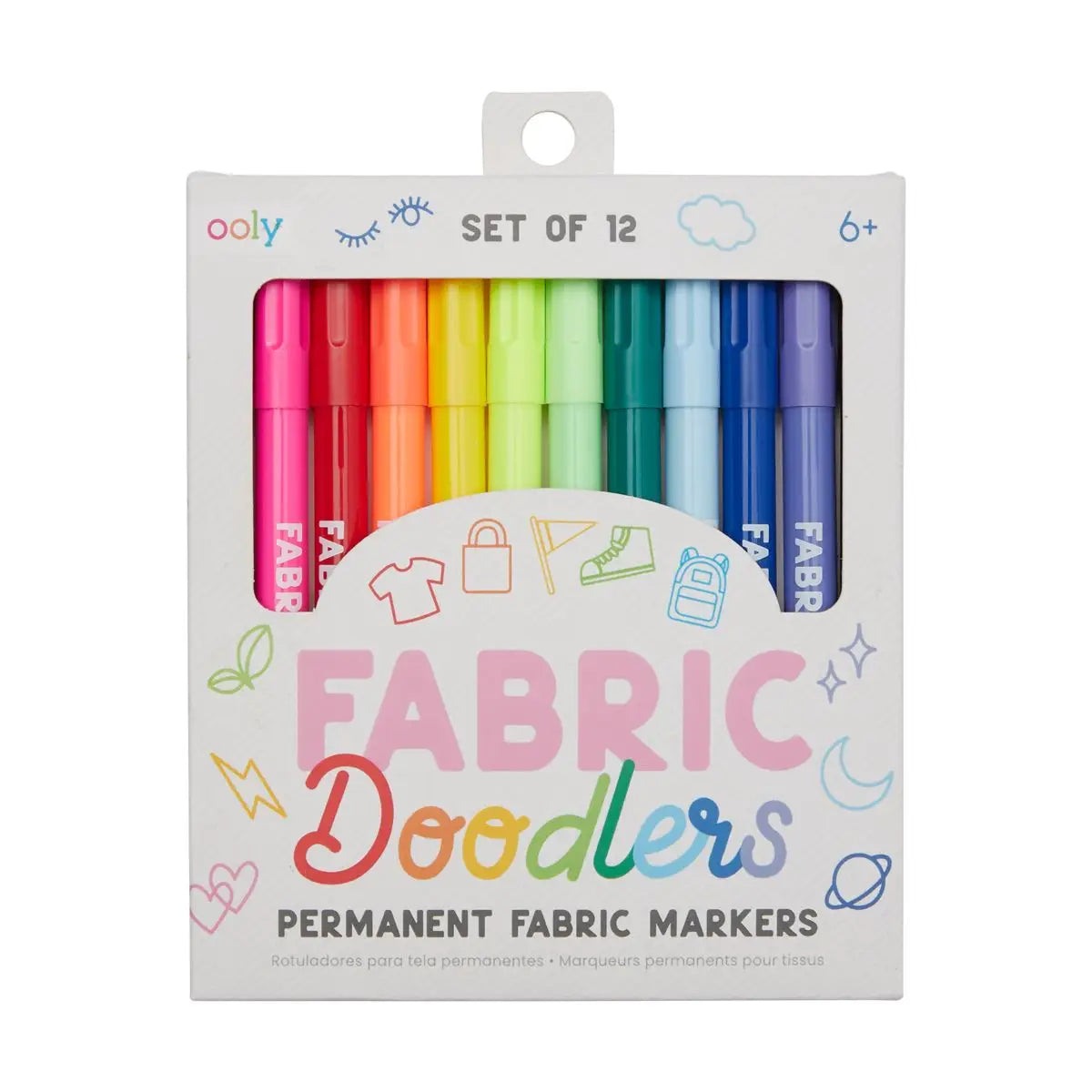 Designer Style Fabric Doodlers | Permanent Fabric Markers