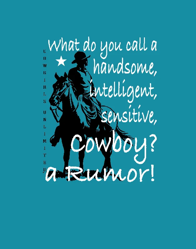 Comfortable And Cold-proof Women's Cowgirls Unlimited Rumor T-Shirt #CG-1236