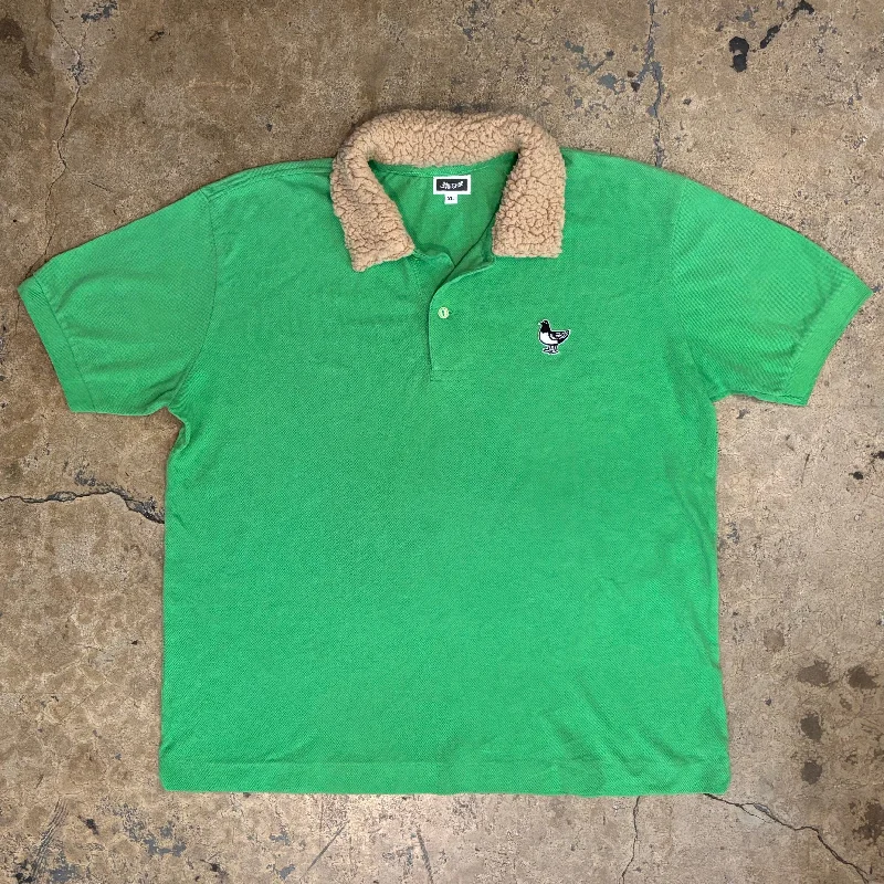 Exquisite Craftsmanship LACOSTE PIDGIN PIQUE POLO W/ SHERPA COLLAR