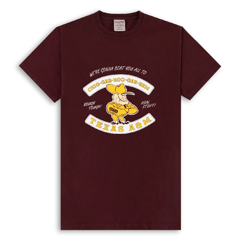 Breezy Style Texas A&M Rough Tough Real Stuff Sarge T-Shirt