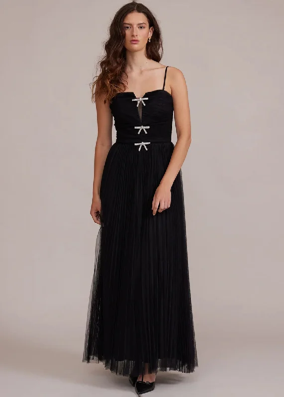 Breathable Comfort Ayana Tulle Dress - Black