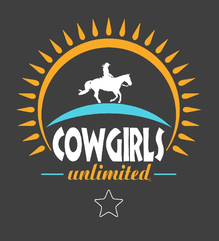 Elegant And Charming Women's Cowgirls Unlimited Sun Rider T-Shirt #CG-1201