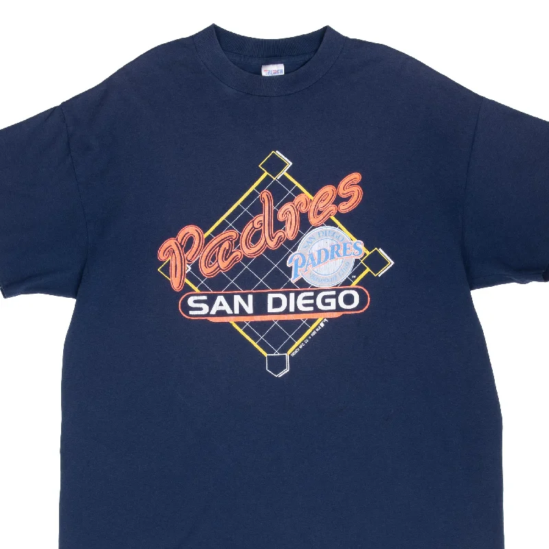 High Street Design VINTAGE MLB SAN DIEGO PADRES 1990 TEE SHIRT LARGE MADE IN USA
