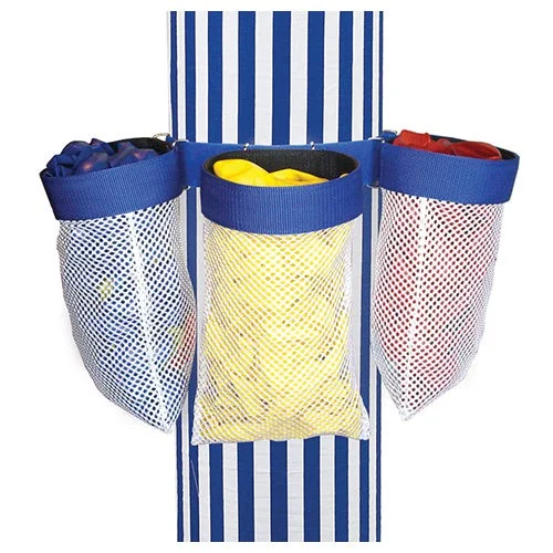 Alice style BALLOON CADDY for HELIUM TANK CYLINDER - 3 POCKETS