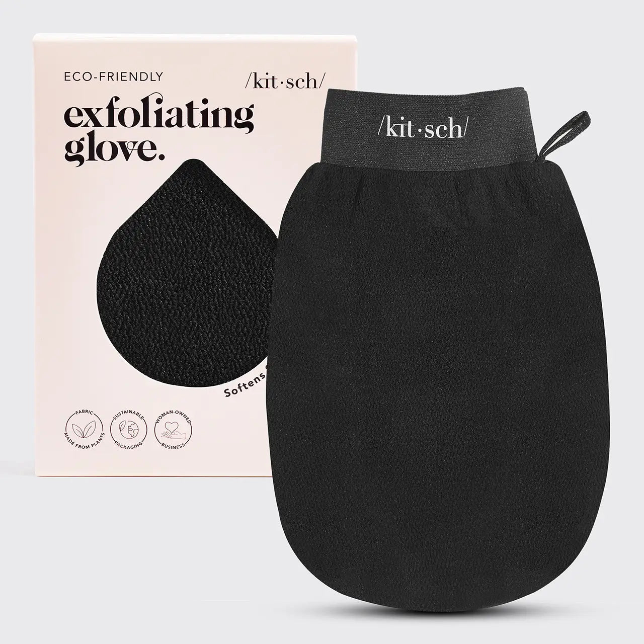 End Of The Year Kitsch Exfoliating Glove | Black