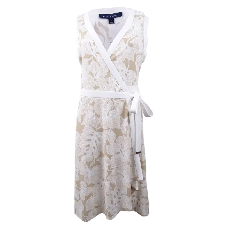 Summer Selection Tommy Hilfiger Women's Printed Wrap Dress