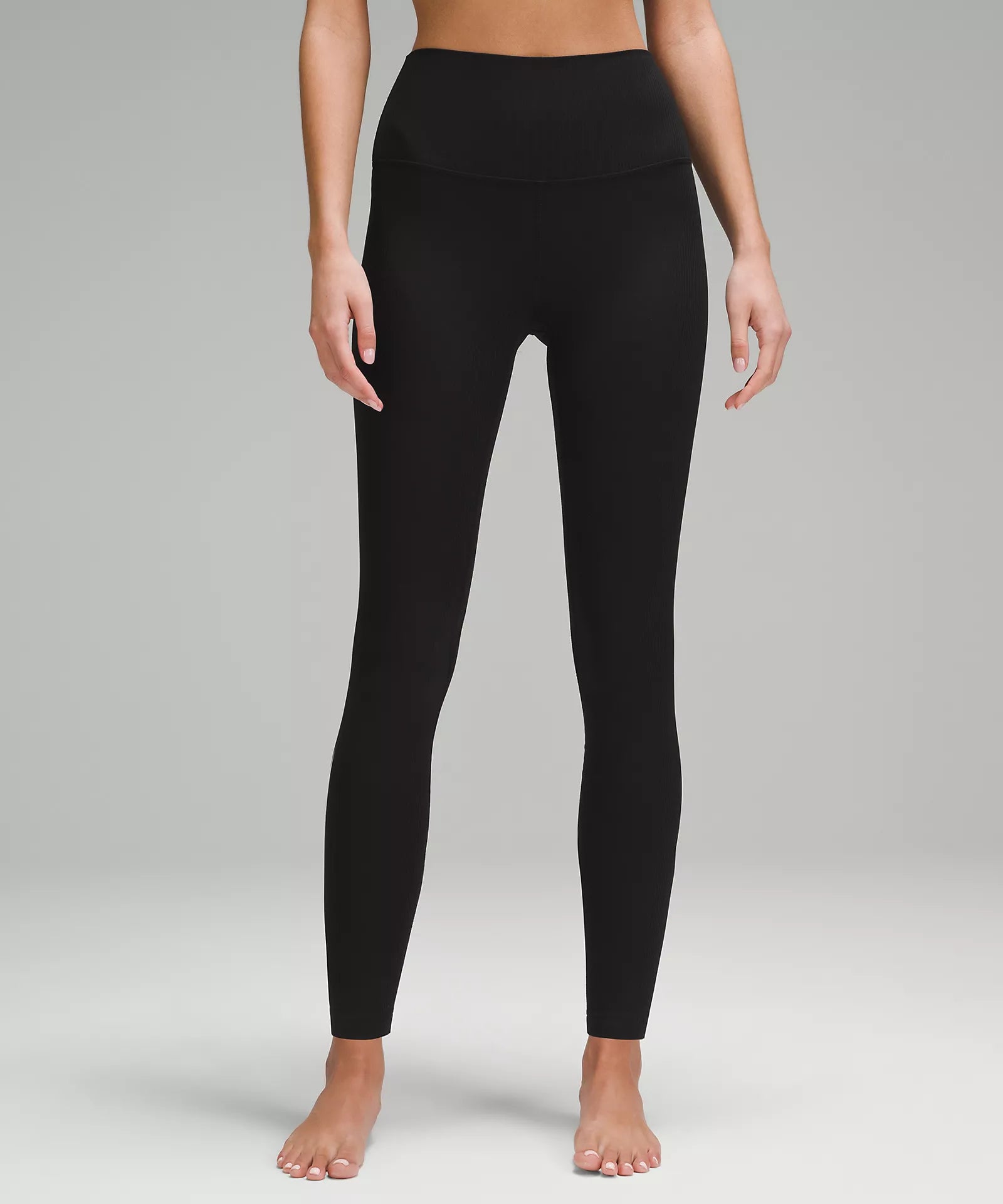 Relaxed Wear lululemon Align™ Ribbed High Rise Pant 28" | Black