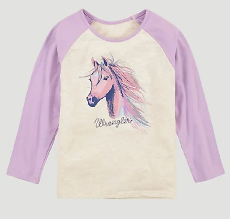 Sports Jumpsuit Girl's Wrangler T-Shirt #Oatmeal #112317730