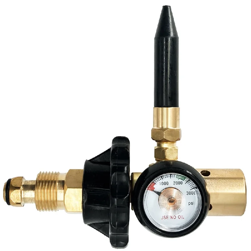 Unique Prints DELUXE BALLOON INFLATOR with UPRIGHT TILT VALVE - GAUGE