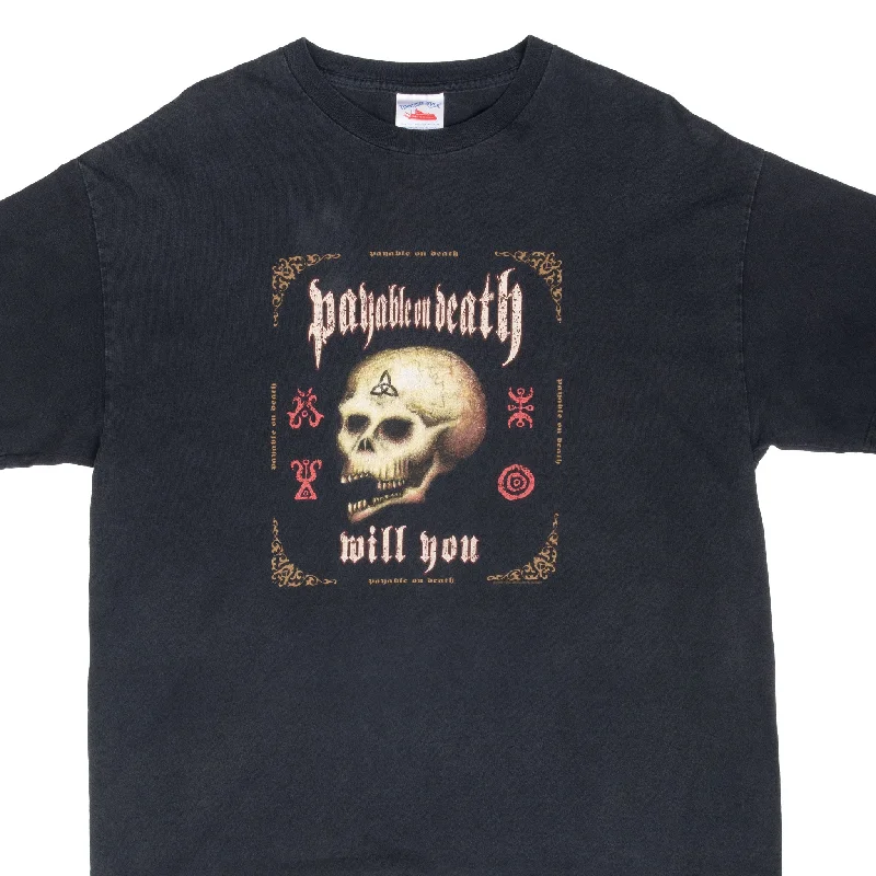 Fashionable And Fashionable VINTAGE PAYABLE ON DEATH POD WILL YOU 2000S TEE SHIRT XL