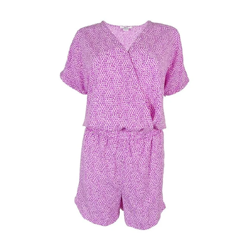 Layered Comfort Bar III Women's Short Sleeve Printed Romper