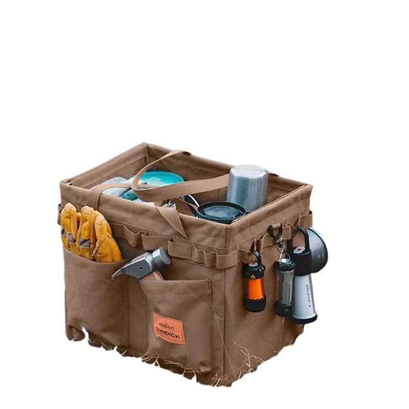 Trendy Casuals SUNDICK Outdoor folding storage open box for mountain travelers camping storage tool bag handbag home shopping bag firewood bag