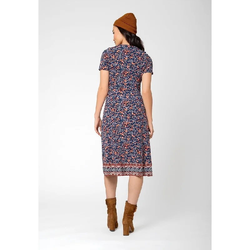 Fashionable And Versatile Leota Women's Francesca Dress Blue Size S