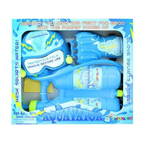 Personalized print AQUAVATOR WATER SQUIRTING MASK AND GLOVE