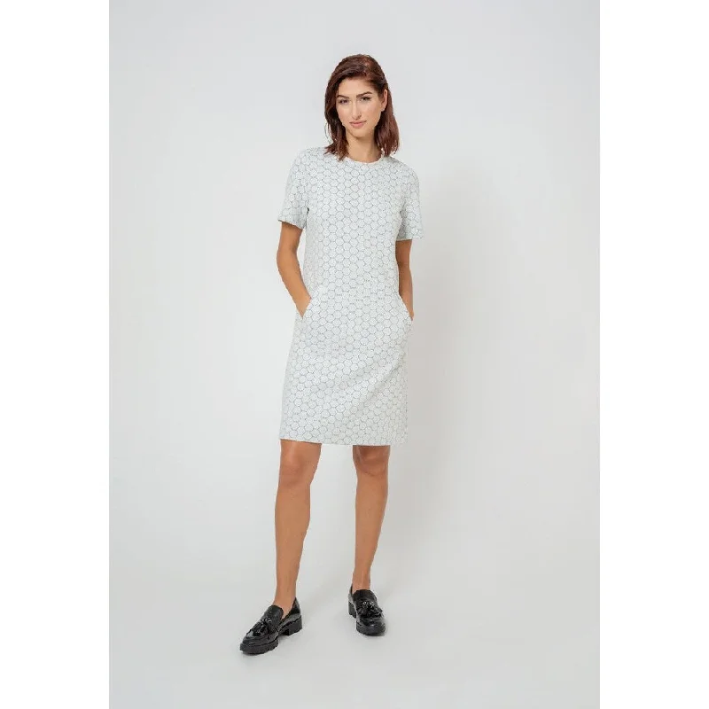 Classic Style Leota Women's Short Sleeve Maddie Dress In Luxe Ivory