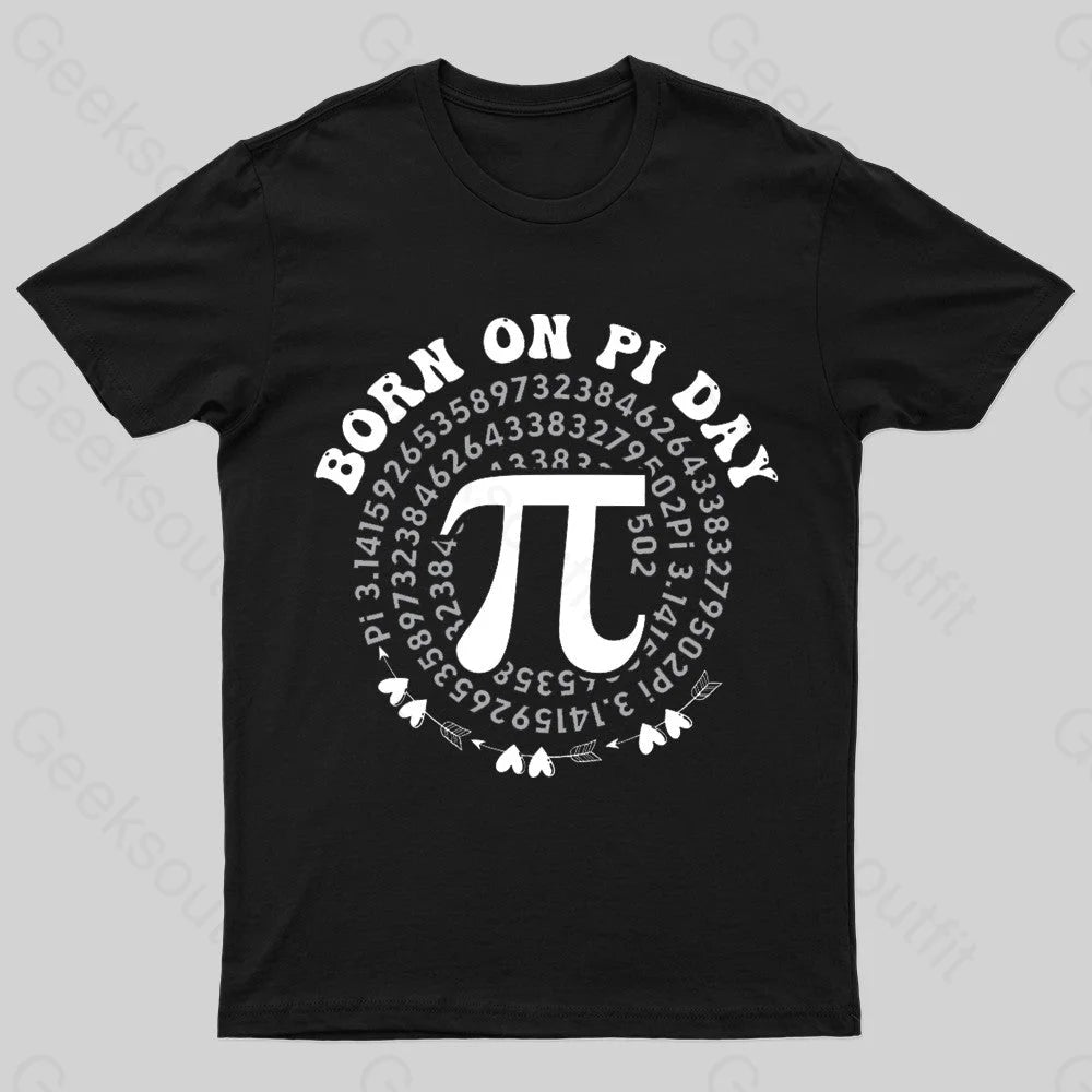 Urban Sense Born On Pi Day Nerd T-Shirt