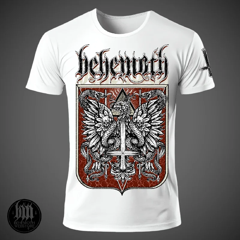 'The Republic Of The Unfaithful' Behemoth White T-Shirt