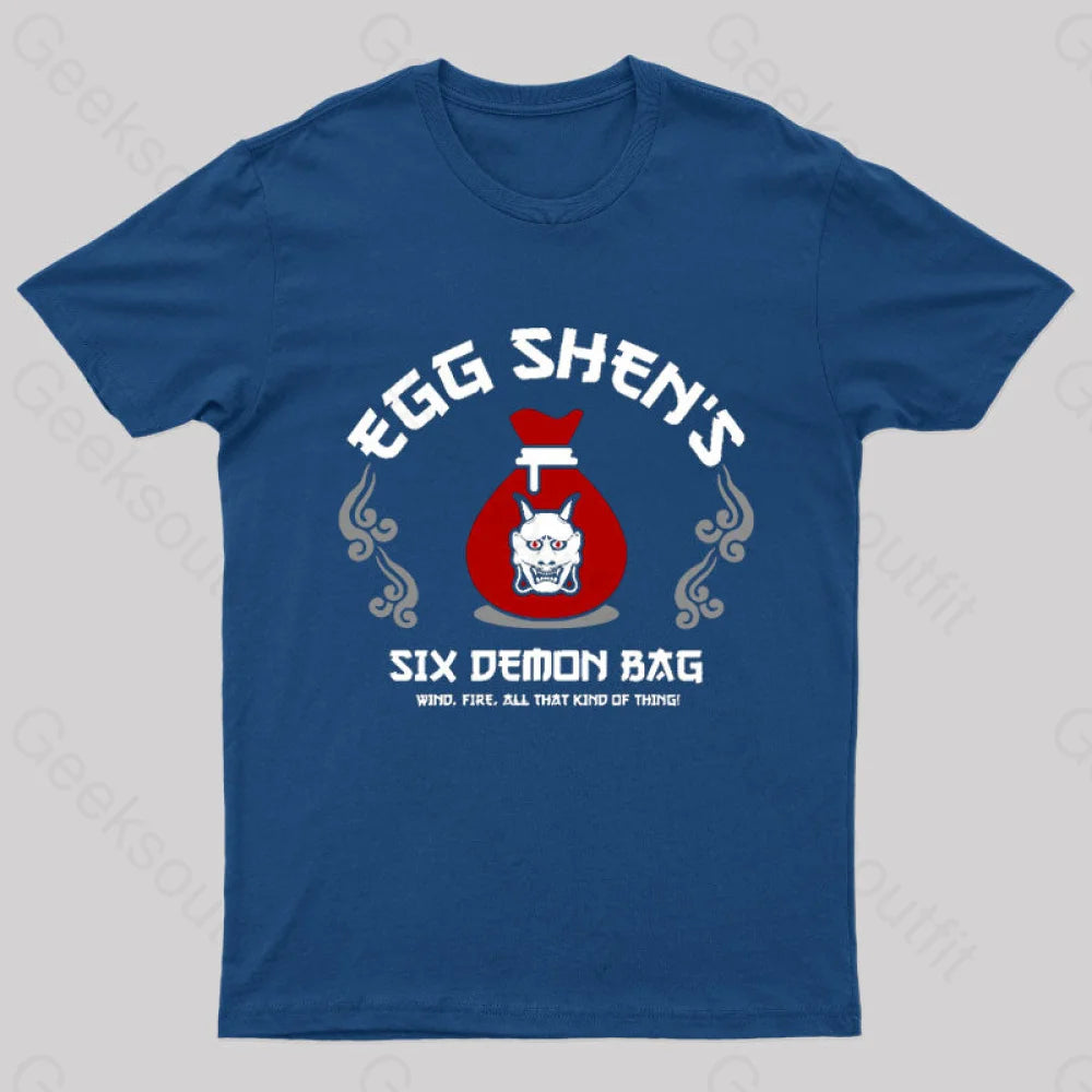 High-quality Fabrics Egg Shen's Six Demon Bag Nerd T-Shirt