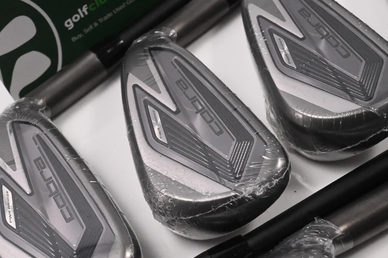 Classic Retro Cobra Darkspeed Irons / 5-PW+GW+SW / Stiff Flex KBS PGI 85 Shafts