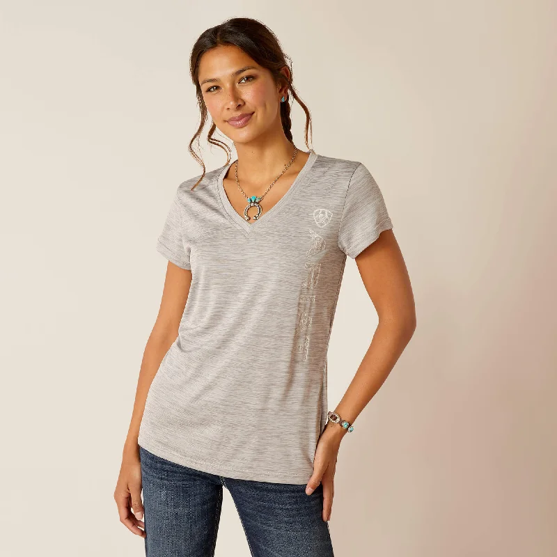 Minimal Style Women's Ariat Laguna Logo Baselayer T-Shirt #10049023