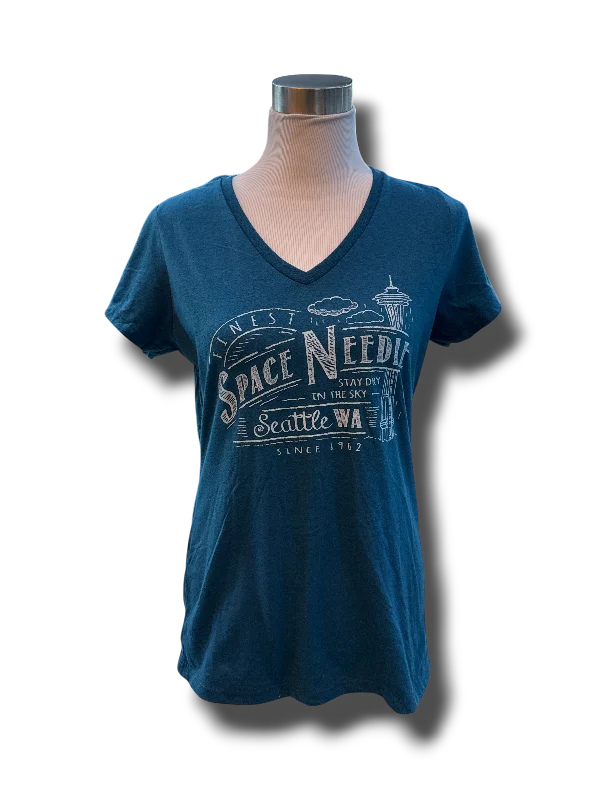 Dry in the Sky V Neck Tee