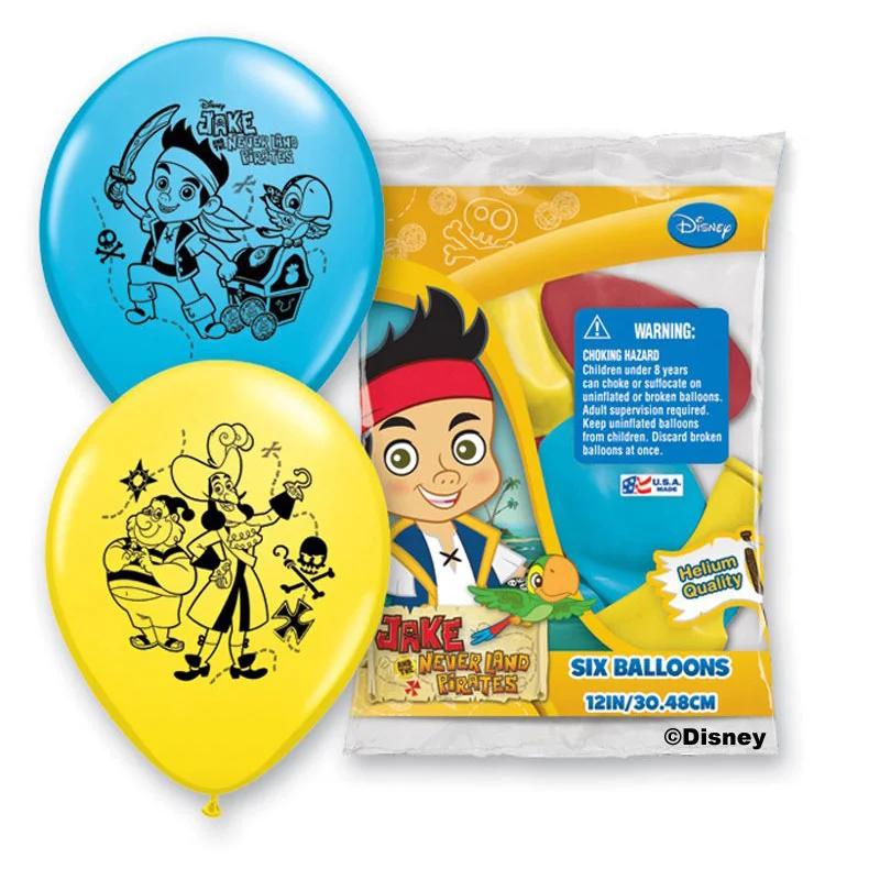 Easygoing Fashion 12 inch JAKE & THE NEVER LAND PIRATES (6 PK)