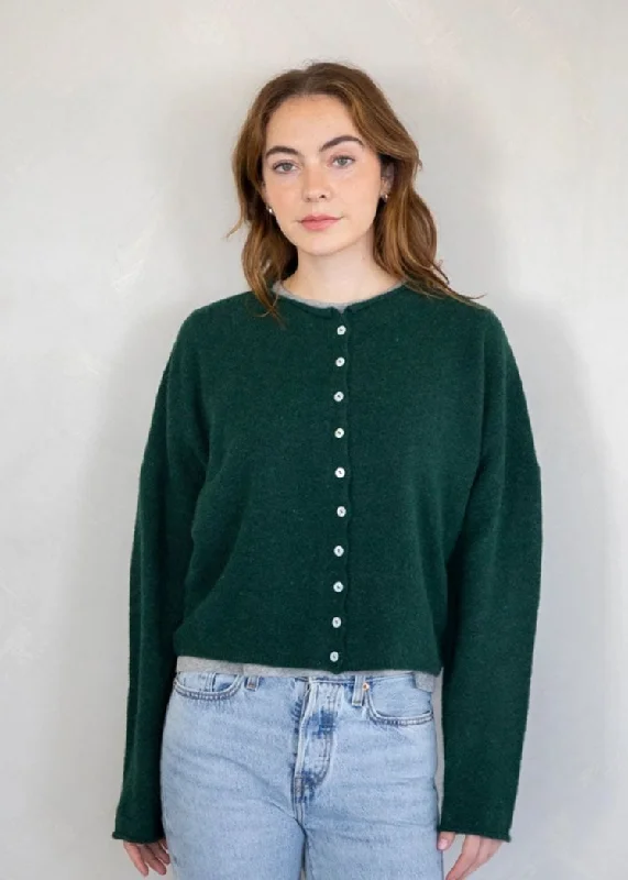 Exquisite workmanship Piper Cardigan - Forest Green