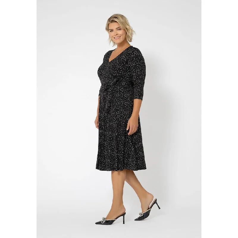 Amazing design Leota Women's Eliza Belted Dress Black