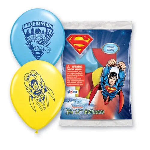 Sports Casual Style 12 inch SUPERMAN (6 PK)