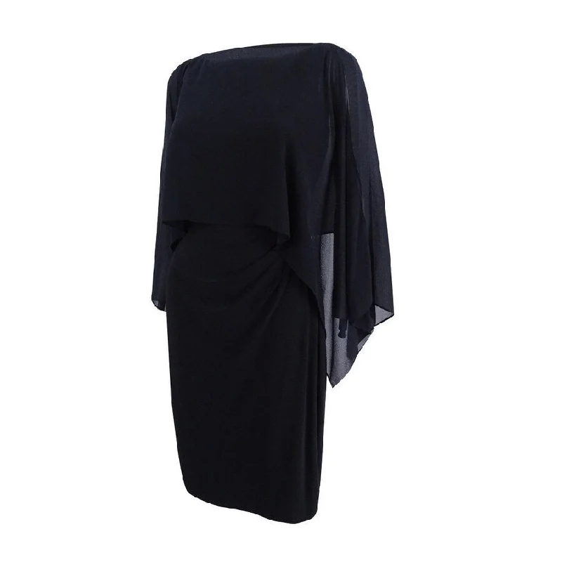 Cute Style Lauren Ralph Lauren Women's Crepe Overlay Dress