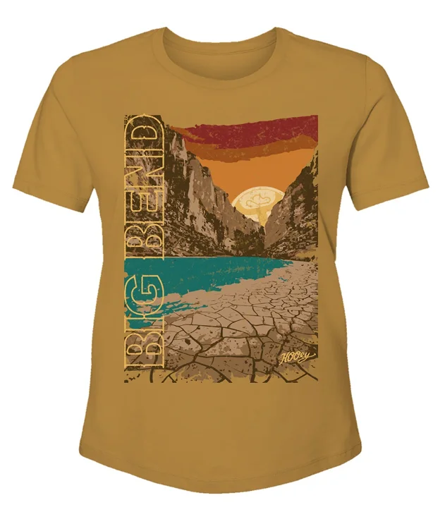 Fashion Innovation Women's Hooey Big Bend T-Shirt #HT1641MU