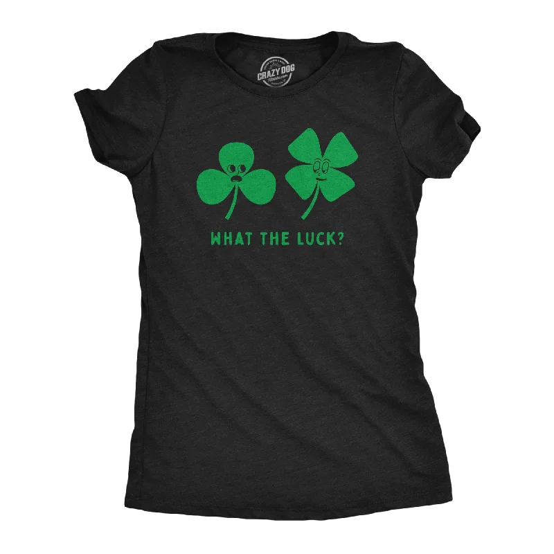 Lace Design What The Luck Women's T Shirt