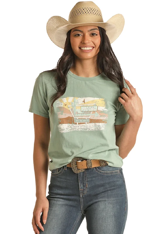Luxury Customization Women's Rock & Roll Cowgirl T-Shirt #RRWT21R0YG