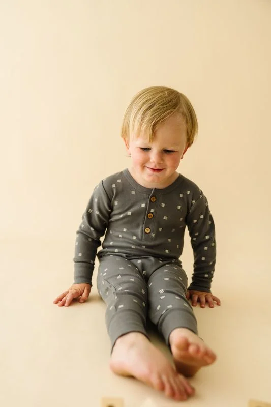 Boutique Recommendation Organic Button Romper | Tribe