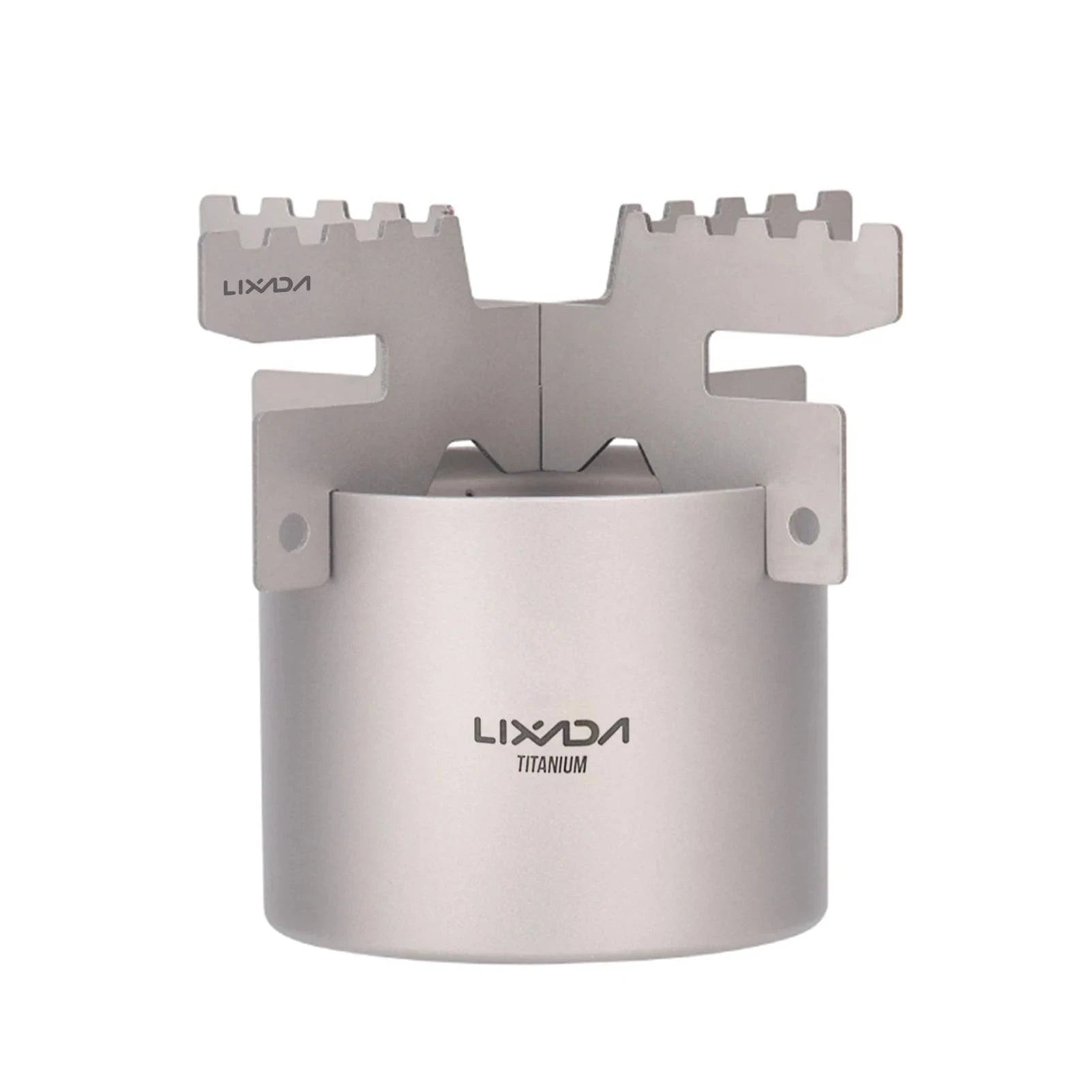 Sports Jacket Lixada Mini Alcohol Stove Lightweight Titanium Liquid Spirit Alcohol Stove Furnace with Cross Stand Rack for Outdoor Camping