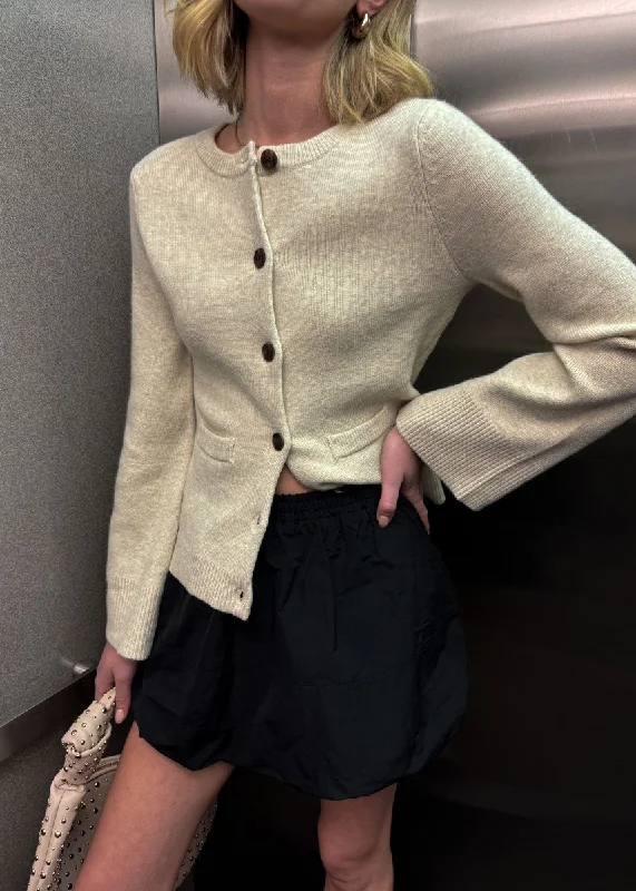 Casual And Comfortable The Tyler Cardigan - Oatmeal