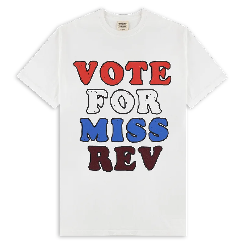 Elegant Outline Vote For Miss Rev T-Shirt
